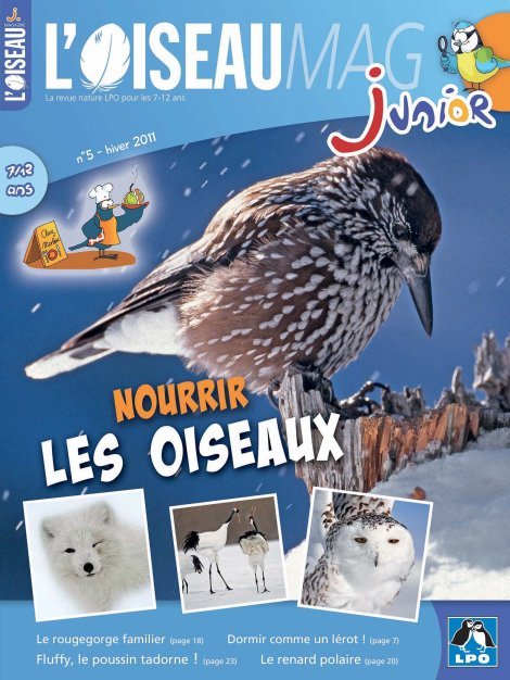 L'OISEAU MAG Junior n°5 - Nourrir les oiseaux